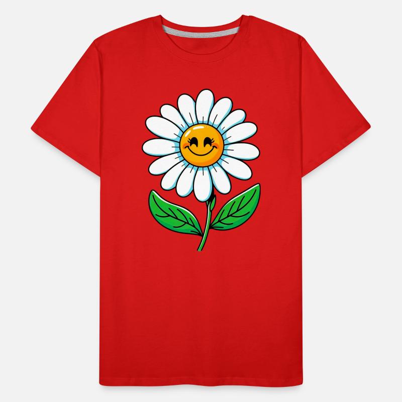 Gänseblümchen Männer Premium Bio T-Shirt