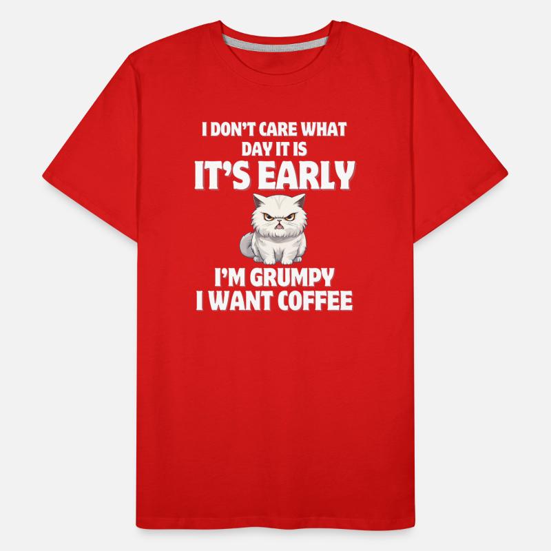 Morgenschritte, Kaffee, Kaffee Männer Premium Bio T-Shirt