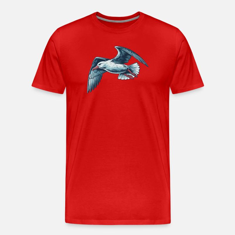 Albatros - T-shirt bio Premium Homme - rouge
