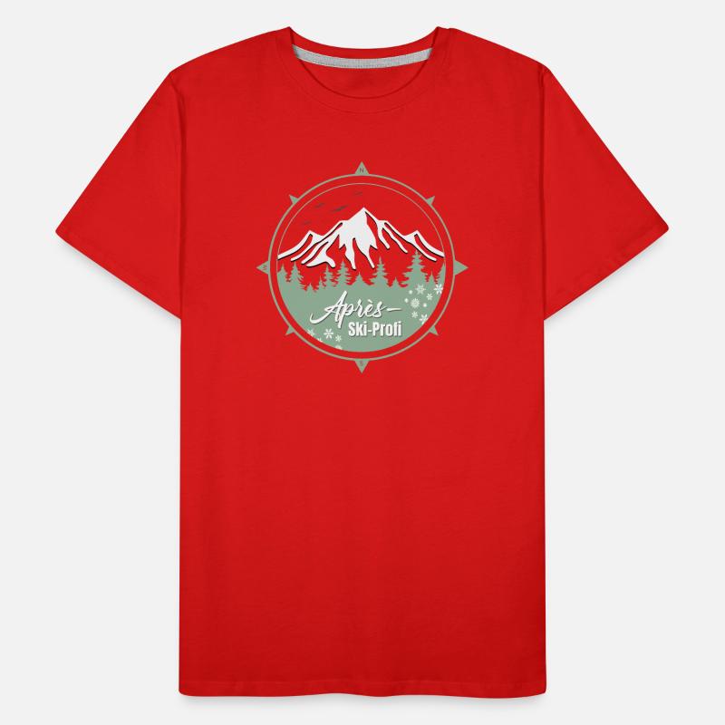 Skikompas Männer Premium Bio T-Shirt