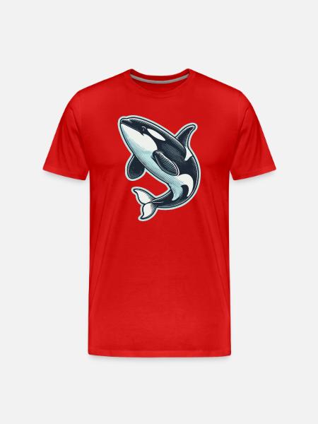 Orque - T-shirt bio Premium Homme - rouge