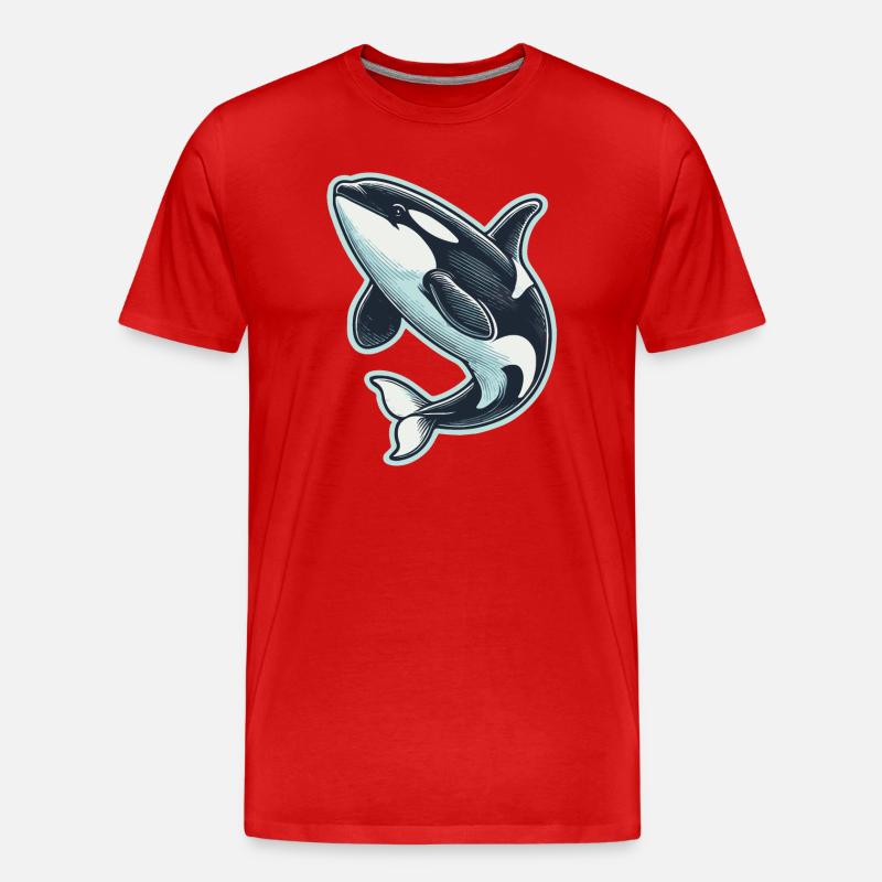 Orque - T-shirt bio Premium Homme - rouge