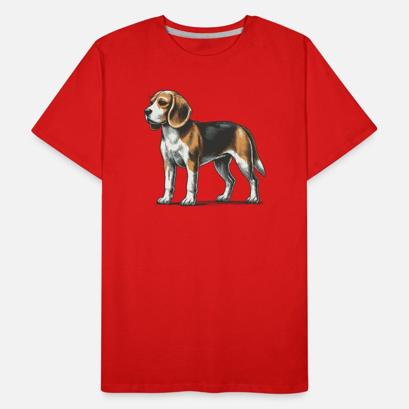 Beagle Men's Premium Organic T-Shirt