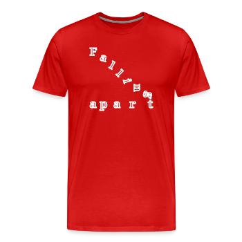 Falling apart - T-shirt bio Premium Homme - rouge - Devant - Damien (186cm)