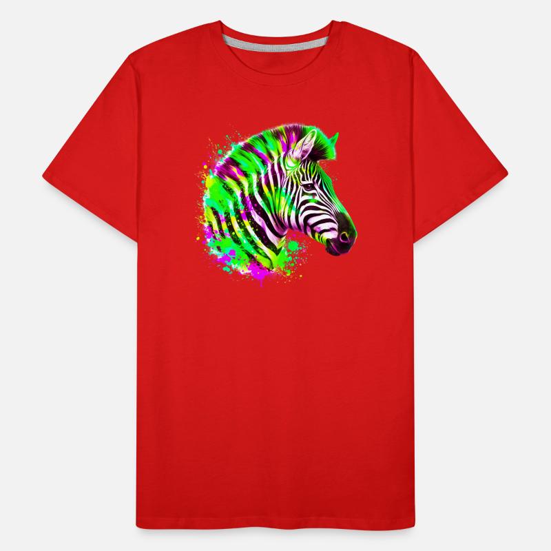 Zebra Männer Premium Bio T-Shirt