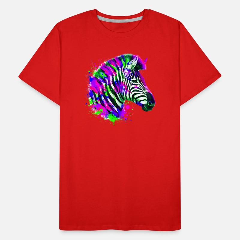 Zebra Männer Premium Bio T-Shirt