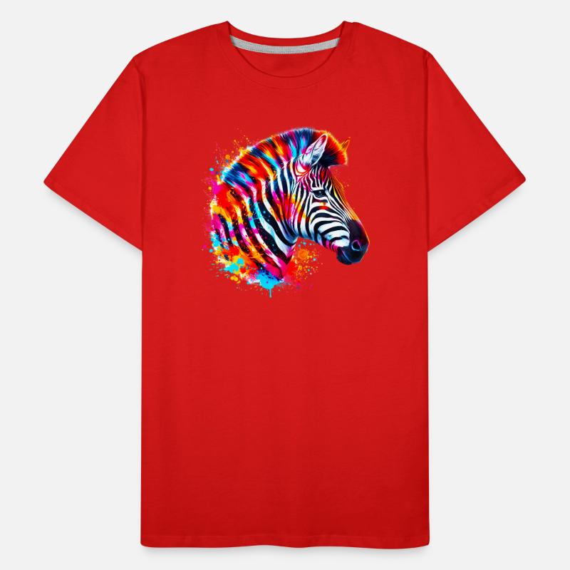 Zebra Männer Premium Bio T-Shirt
