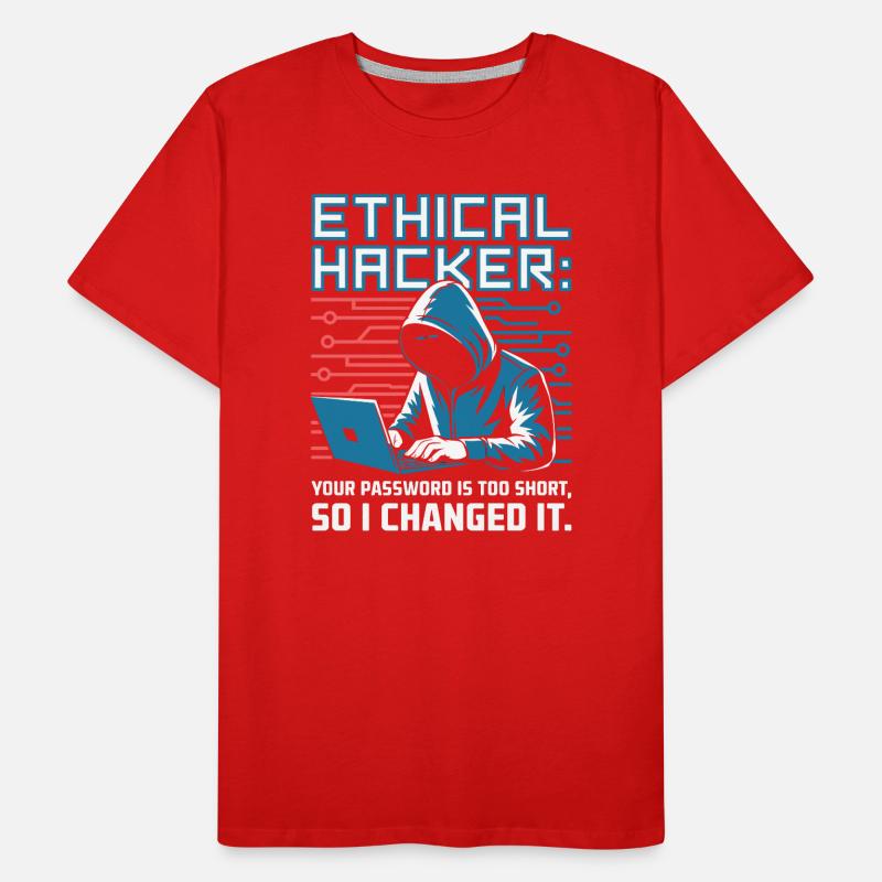 Hacker éthique T-shirt bio Premium Homme