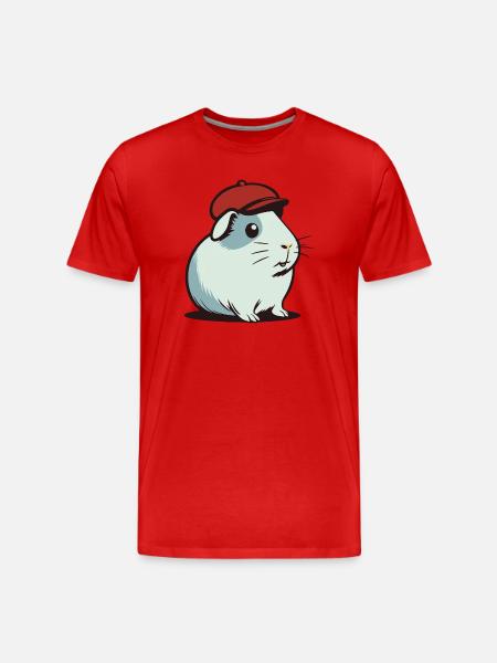 Guinea pig - Men's Premium Organic T-Shirt - red