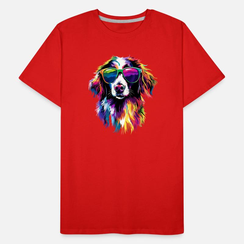Australian Shepherd Hunde Liebhaber Süßer Aussie Männer Premium Bio T-Shirt