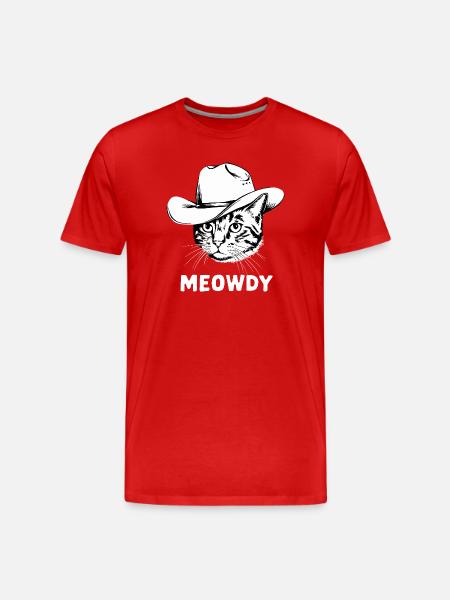 Miaou Chat - T-shirt bio Premium Homme - rouge
