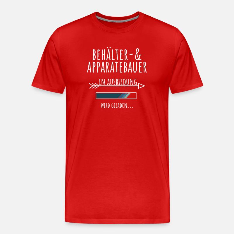 Behälter und Apparatebauer Ausbildung Beruf - Männer Premium Bio T-Shirt - Rot