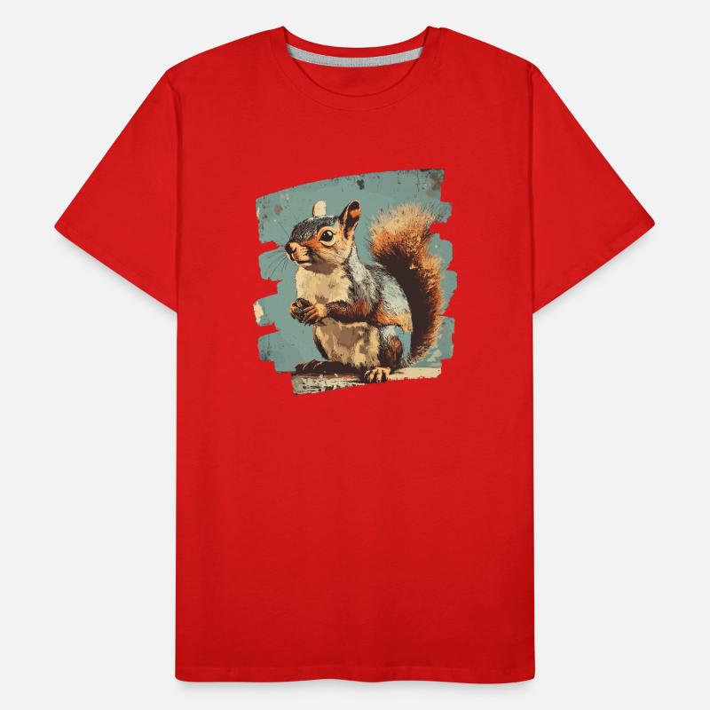Écureuil T-shirt bio Premium Homme
