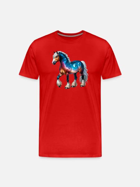 Cheval - T-shirt bio Premium Homme - rouge