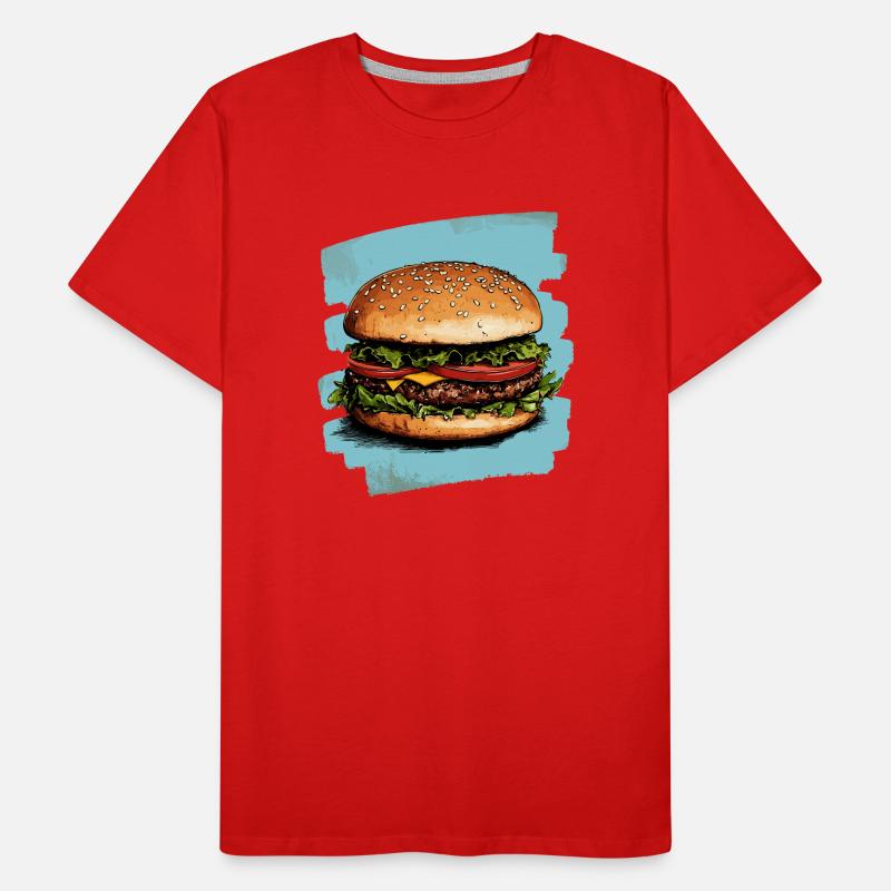 Burger Rétro T-shirt bio Premium Homme