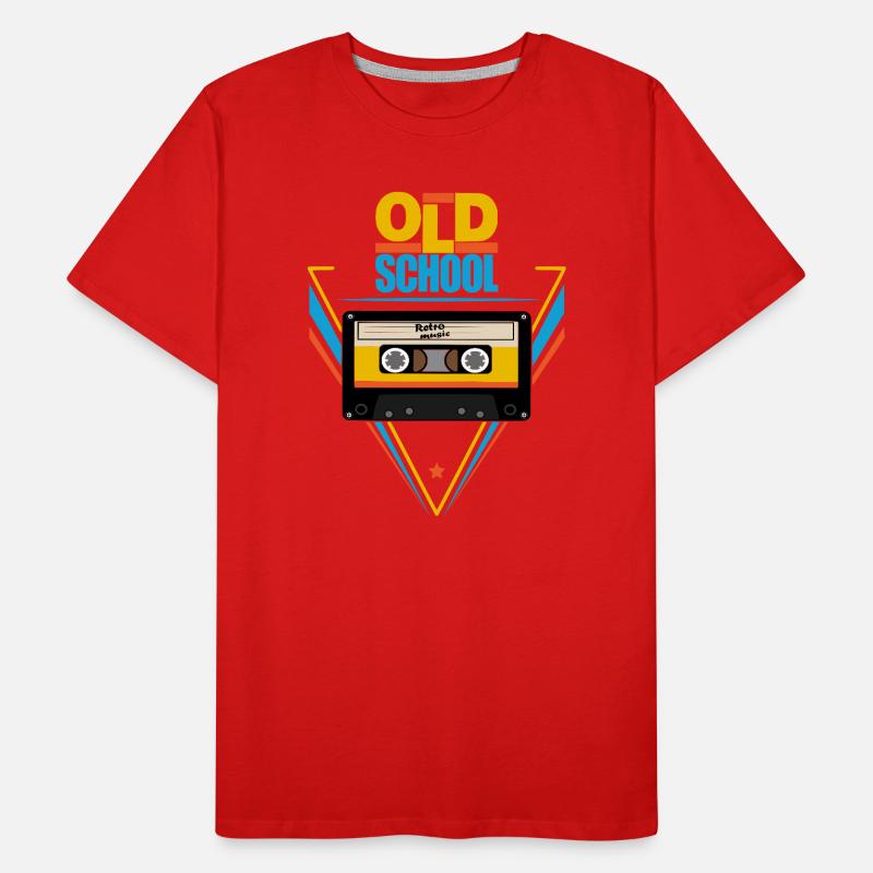 Old school T-shirt bio Premium Homme