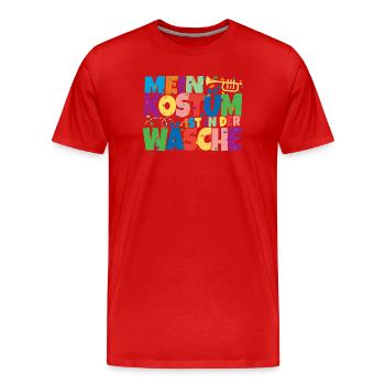 My costume is in the wash - Men's Premium Organic T-Shirt - red - Front - Damien (186cm)