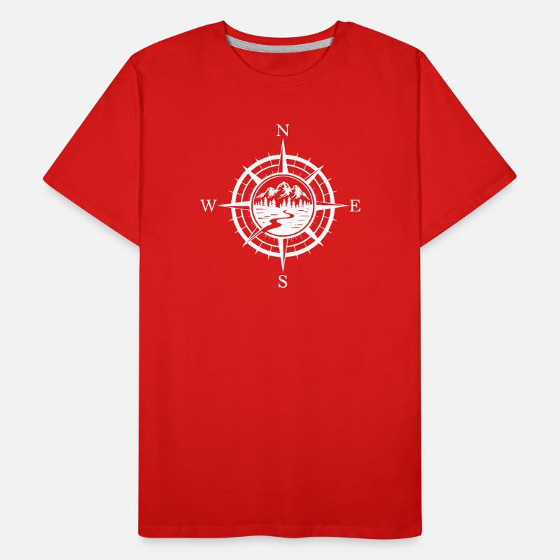Berge - Das Abenteuer wartet auf Sie Männer Premium Bio T-Shirt