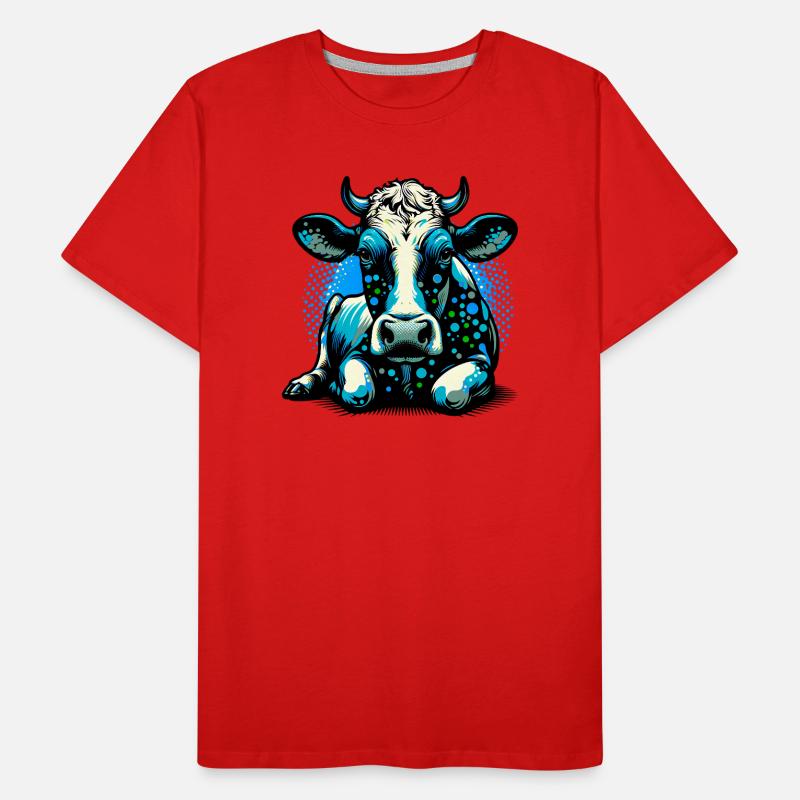 Cow Men's Premium Organic T-Shirt