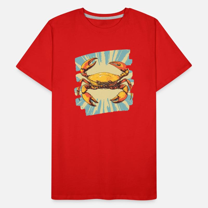 Crabe Rétro T-shirt bio Premium Homme