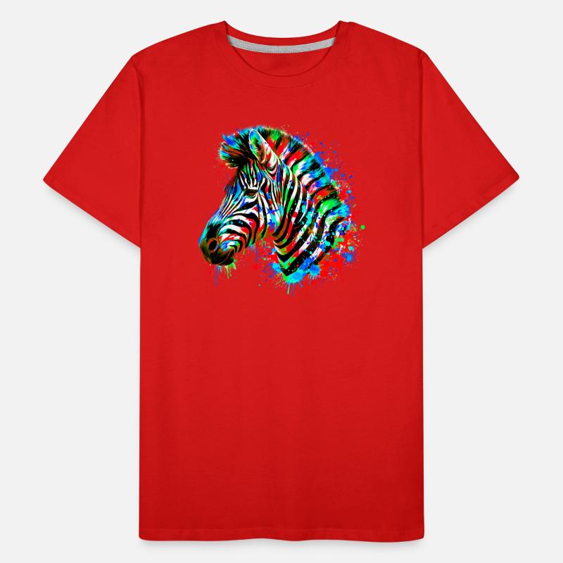 Zebra Männer Premium Bio T-Shirt