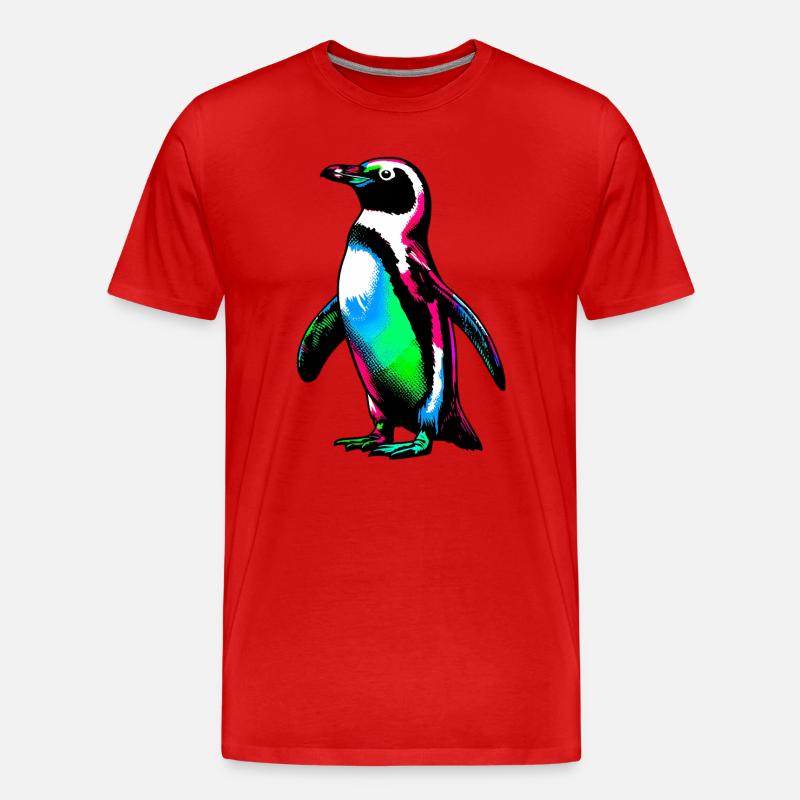 Pingouin - T-shirt bio Premium Homme - rouge