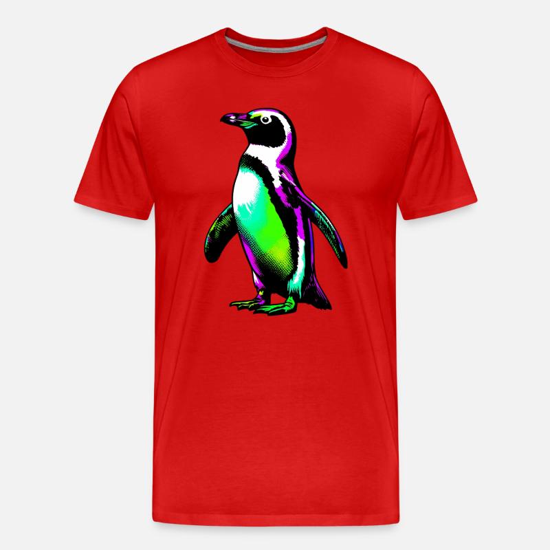 Pingouin - T-shirt bio Premium Homme - rouge