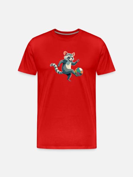 tlacuache - Männer Premium Bio T-Shirt - Rot