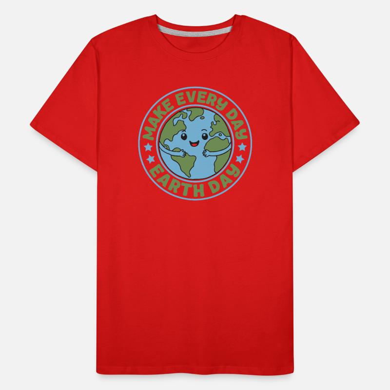 Faites de chaque jour le Jour de la Terre T-shirt bio Premium Homme