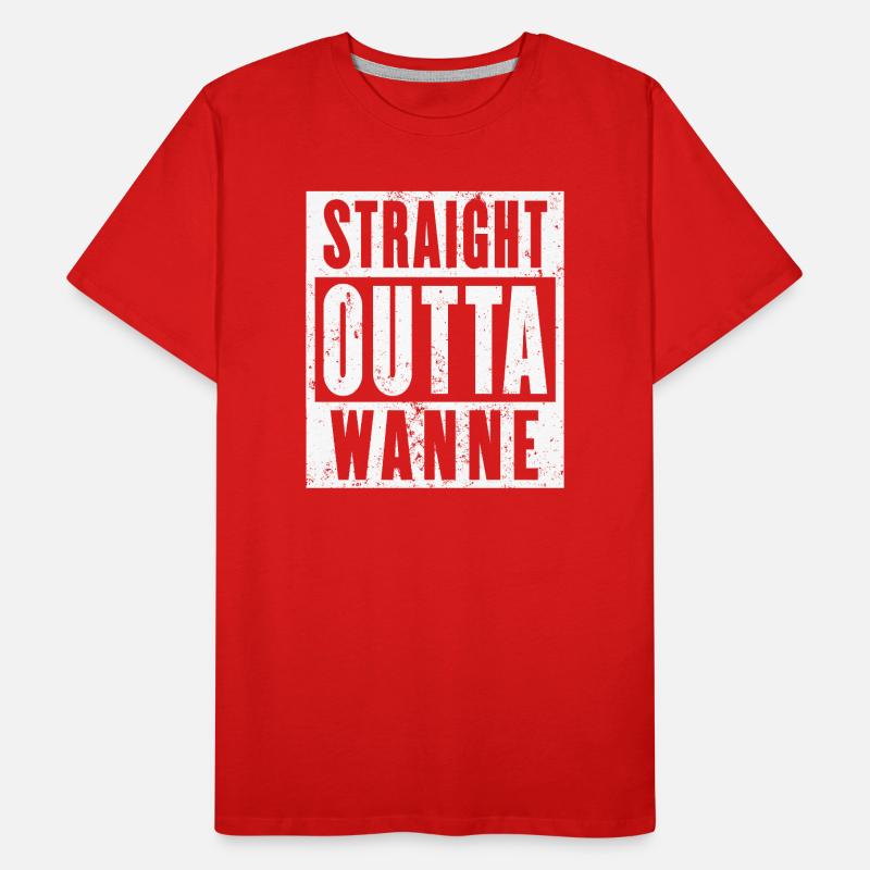 Wanne, Ruhrgebiet, Ruhrpott, Wanne-Eickel Männer Premium Bio T-Shirt
