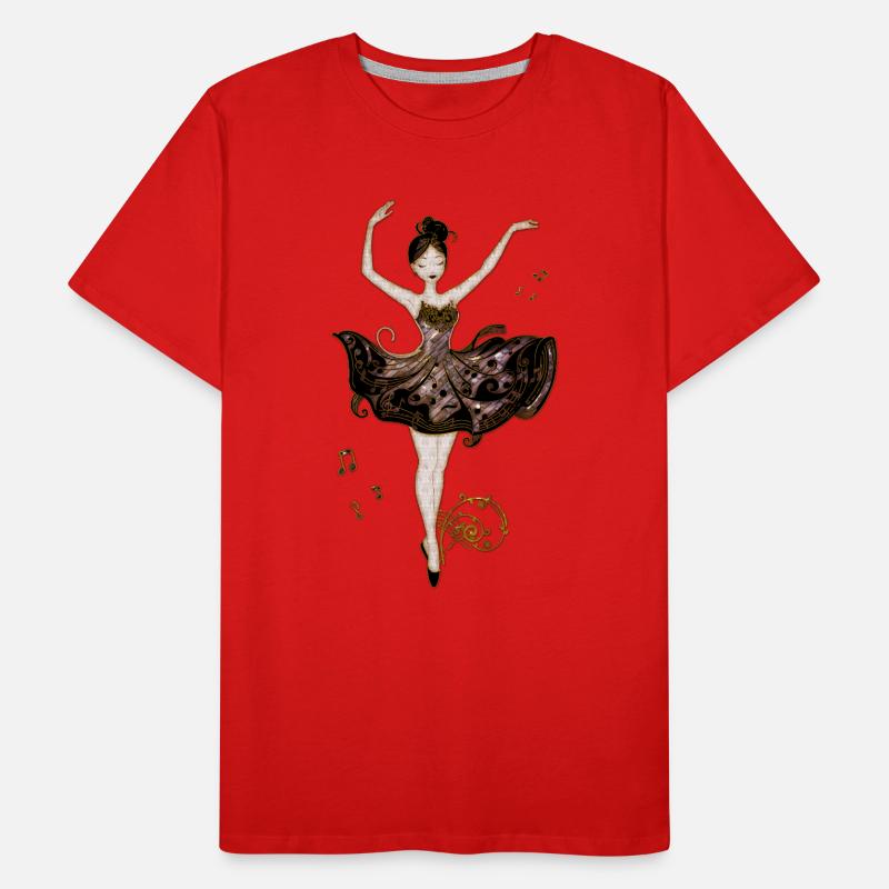 La danseuse des sons, T-shirt bio Premium Homme