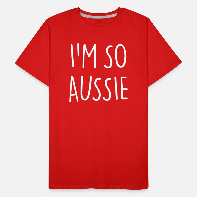 I'M SO AUSSIE Australien Männer Premium Bio T-Shirt