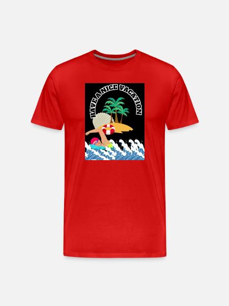 tourism - Men's Premium Organic T-Shirt - red