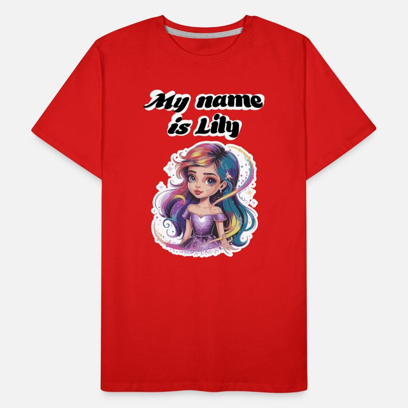 My name is Lily 2026 Men's Premium Organic T-Shirt