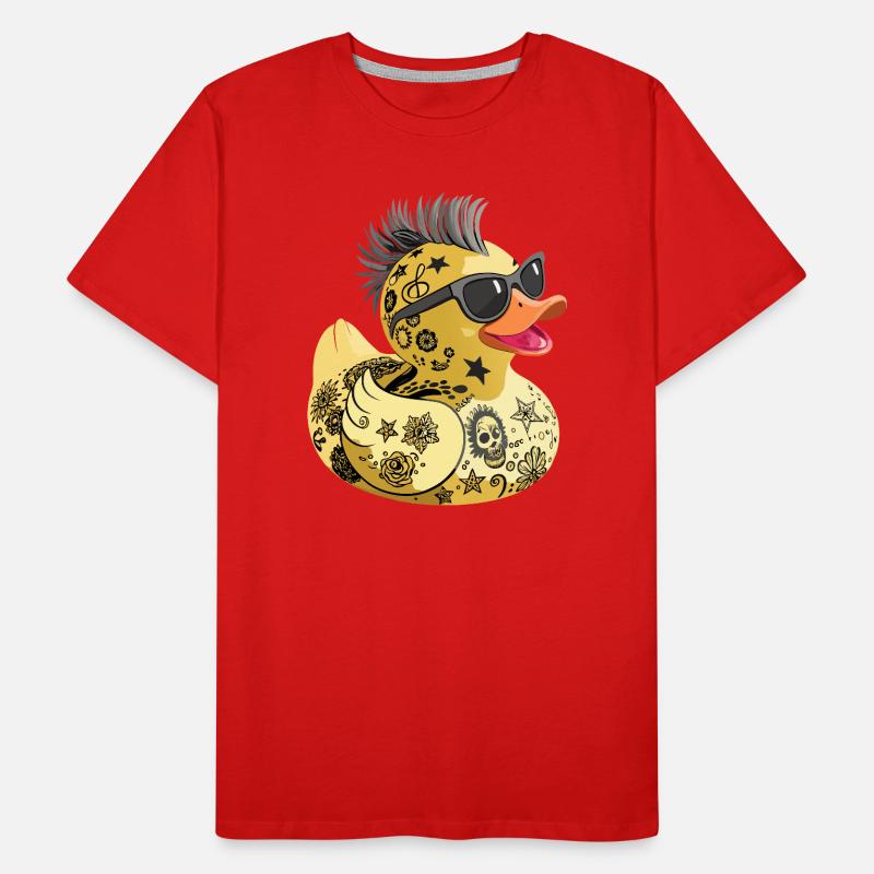 Punk Rubber Duck Yellow Rubber Duck T-shirt bio Premium Homme