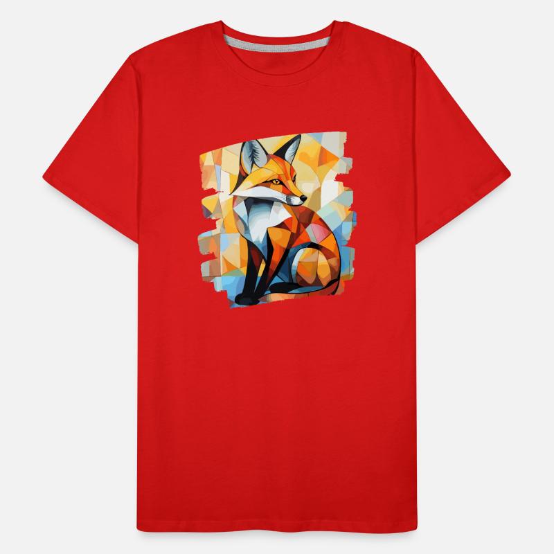 Fuchs Männer Premium Bio T-Shirt