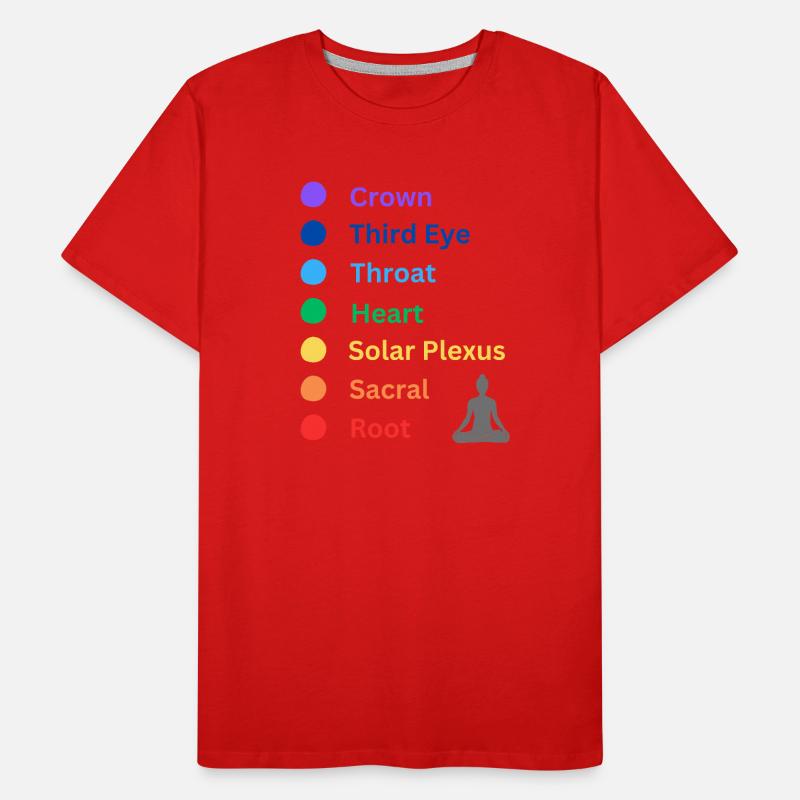 Chakra Männer Premium Bio T-Shirt