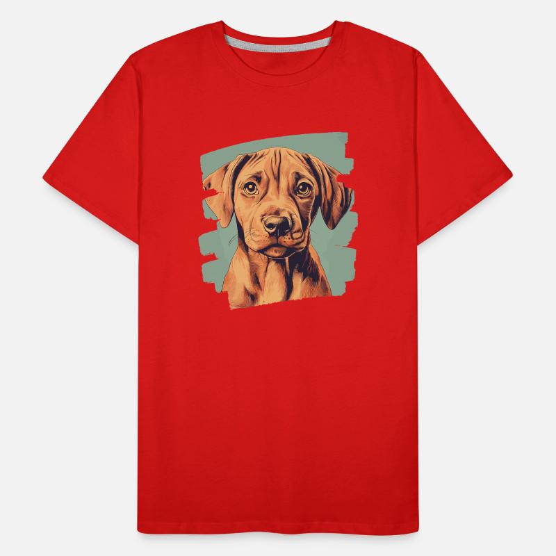 Rhodésian Ridgeback T-shirt bio Premium Homme