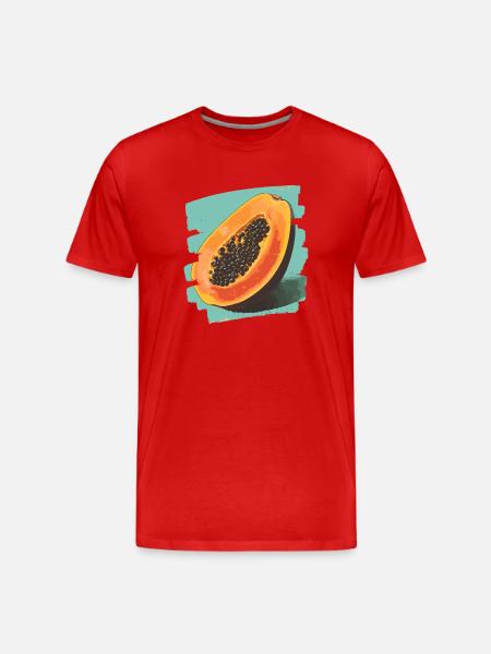 Papaye - T-shirt bio Premium Homme - rouge
