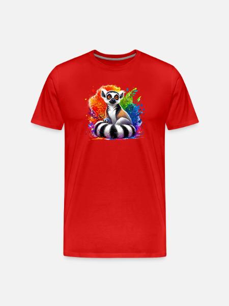 Lémurien - T-shirt bio Premium Homme - rouge