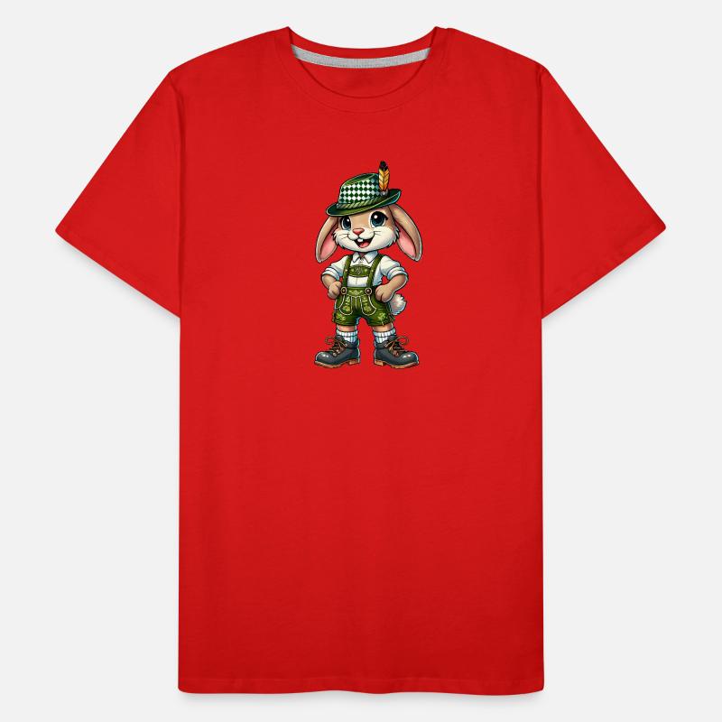 Bavarian Rabbit Men's Premium Organic T-Shirt