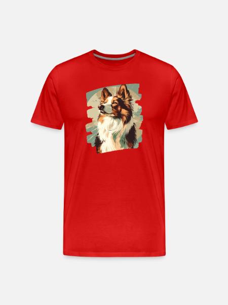 Colley - T-shirt bio Premium Homme - rouge