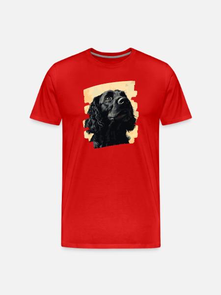 Cocker Spaniel - Men's Premium Organic T-Shirt - red