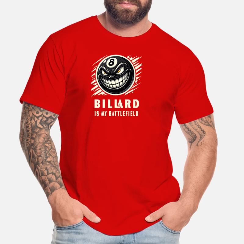 Le billard est mon champ de bataille T-shirt bio Premium Homme