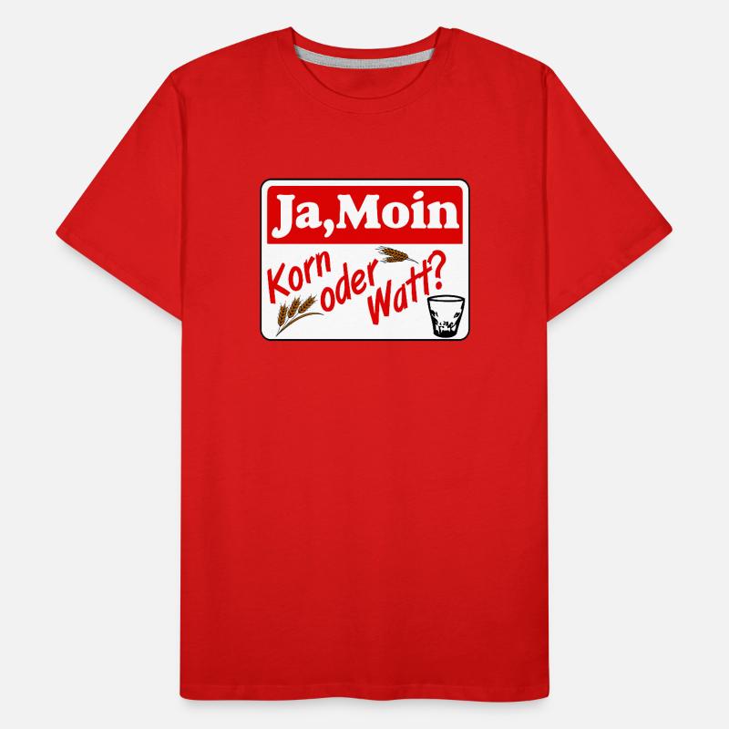 Korn , Party , Weizenkorn ,Ja moin Korn oder watt Männer Premium Bio T-Shirt