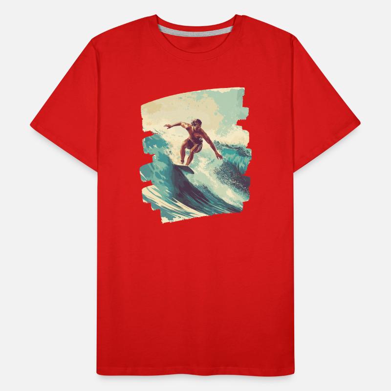 Surfeur T-shirt bio Premium Homme