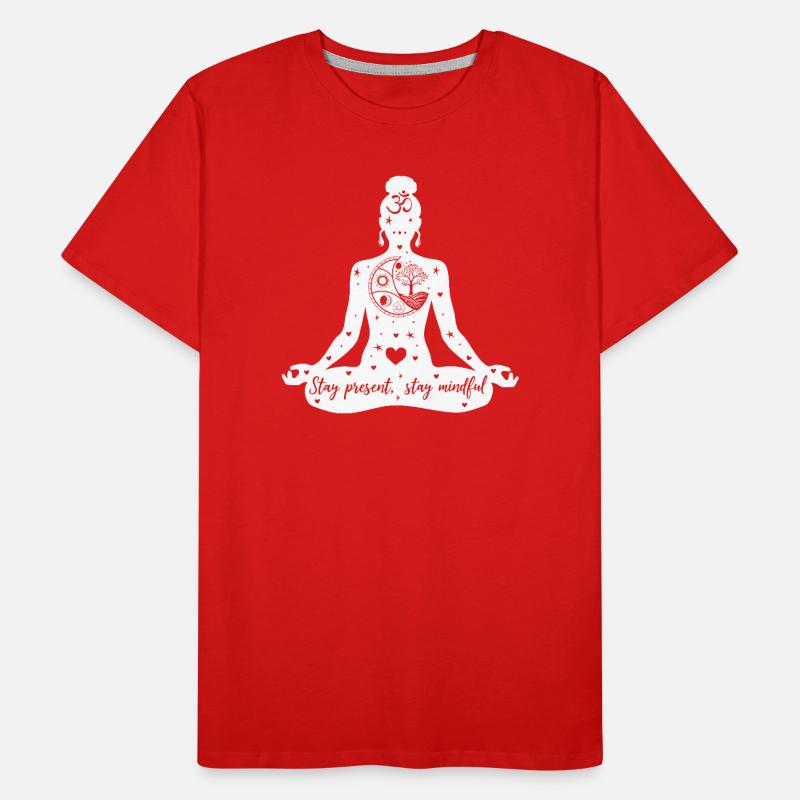 Yoga Kunst #13 Männer Premium Bio T-Shirt