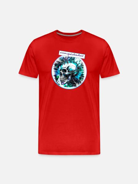 Conquistador - Männer Premium Bio T-Shirt - Rot
