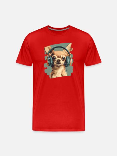 Chihuahua - Men's Premium Organic T-Shirt - red