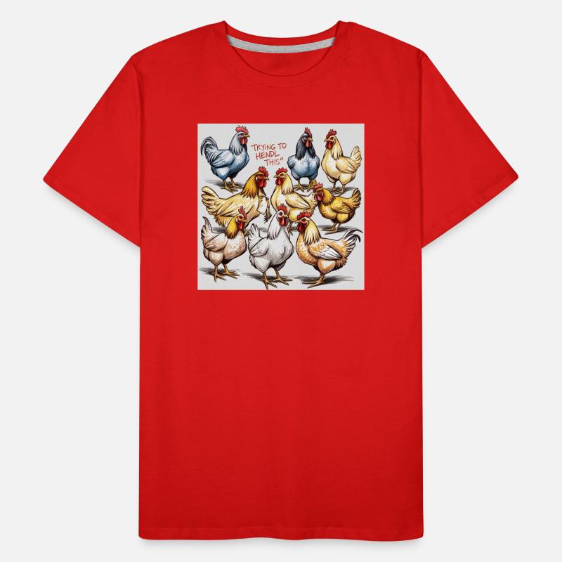 Chicken Ballet: Polyphonic Chicken Troupe Men's Premium Organic T-Shirt